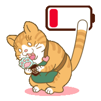 Cute Worried Sticker - Cute Worried Cat Stickers