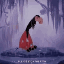 please stop the rain sad crying cold raining