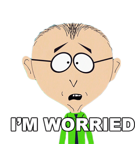 Im Worried Mr Mackey Sticker - Im Worried Mr Mackey South Park Stickers