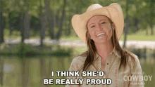 I Think Shed Be Really Proud Ultimate Cowboy Showdown GIF - I Think Shed Be Really Proud Ultimate Cowboy Showdown Shed Have Lot Of Pride GIFs