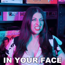 In Your Face Lady Decade GIF - In Your Face Lady Decade In The Face GIFs