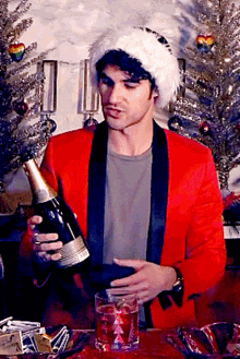 Darren Criss Cheers GIF - Darren Criss Cheers Christmas GIFs