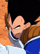a close up of a cartoon character 's face
