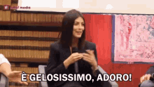 Alessandra Mastronardi Lino Guanciale GIF - Alessandra Mastronardi Lino Guanciale ègelosissimo Adoro GIFs