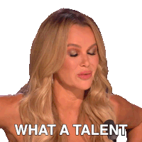 What A Talent Amanda Holden Sticker - What A Talent Amanda Holden Britain'S Got Talent Stickers