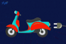 Emoving Bike With Battery GIF