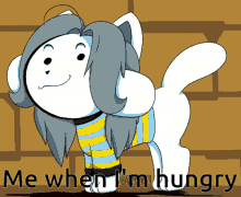 undertale temmie hungry boi