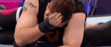 Kevin Owens Ouch My Eye Hurts GIF - Kevin Owens Ouch My Eye Hurts Wwe GIFs