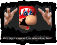 Mario Malicious Intent Sticker - Mario Malicious Intent Approaching Stickers