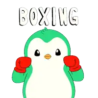 a red and yellow background with the word boxing on it