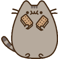 Ice Cream Cat Sticker - Ice Cream Cat Cute Stickers
