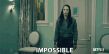 Impossible Kate Siegel GIF - Impossible Kate Siegel Theodora Crain GIFs