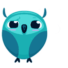 owl bird question mark cute