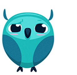 Owl Bird Sticker - Owl Bird Question Mark Stickers