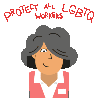 Protect All Lgbtq Workers Pass The Equality Act Sticker - Protect All Lgbtq Workers Pass The Equality Act Equality Act Now Stickers