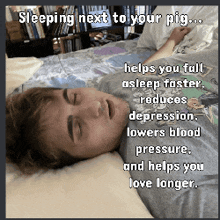 Sleeping Next To Your Pig Actc GIF - Sleeping Next To Your Pig Actc Shuman GIFs