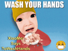 Xiao Mei Covid19in Malaysia Xiao Mei Says To Wash Hands GIF