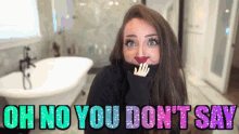 Jenna Marbles Cute GIF - Jenna Marbles Cute Oh No You Dont Say GIFs