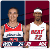 Washington Wizards (24) Vs. Miami Heat (39) First-second Period Break GIF - Nba Basketball Nba 2021 GIFs