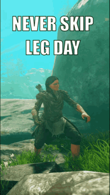 New World Leg Day GIF - New World Leg Day Never Skip Leg Day GIFs