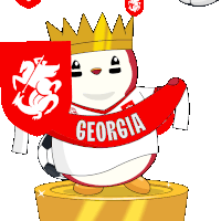 Georgia Soccer Sticker