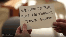 We Have To Talk Meet Me Tonight GIF - We Have To Talk Meet Me Tonight Letter GIFs