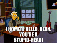 Simpsons Dean GIF