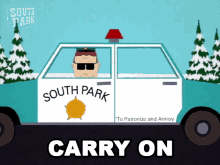 Carry On Officer Barbrady GIF - Carry On Officer Barbrady South Park GIFs