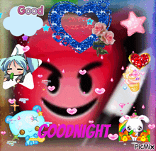 Goodnight Devil Emoji GIF - Goodnight Devil Emoji Devil Map GIFs
