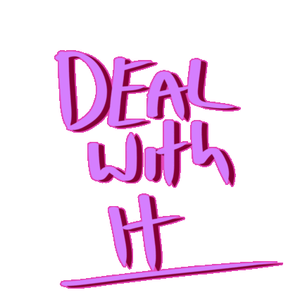 Deal With It Deal Sticker - Deal With It Deal Lillee Jean Stickers