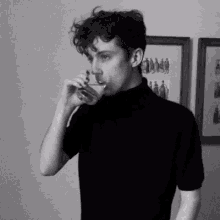 Troye Sivan Drink GIF - Troye Sivan Drink Serious GIFs
