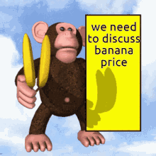 Banana Price Banana GIF - Banana Price Banana Monkey GIFs