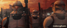 Star Wars Clone Wars GIF - Star Wars Clone Wars Begun The Clone War Has GIFs
