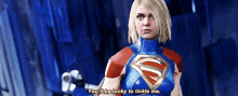 injustice2 supergirl youll be lucky to tickle me injustice video games