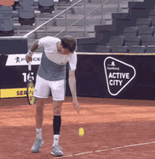 Alexander Bublik Tennis GIF - Alexander Bublik Tennis Serve GIFs