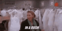 In A Rush GIF - In A Rush Phoebe Buffay Friends GIFs