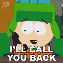 Ill Call You Back Kyle Broflovski GIF - Ill Call You Back Kyle Broflovski South Park GIFs