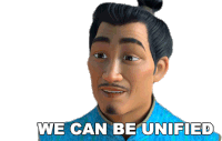 We Can Be Unified Chief Benja Sticker - We Can Be Unified Chief Benja Raya And The Last Dragon Stickers