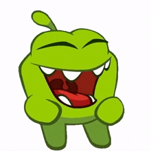 laughing om nom cut the rope funny lol