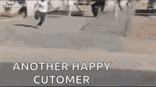 Another Happy Customer Tackle Down GIF - Another Happy Customer Tackle Down Fail GIFs