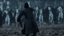 Jon Snow Battle GIF - Jon Snow Battle Gameofthrones GIFs