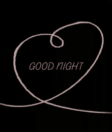 good night love heart