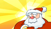 I Can'T Believe It'S Already This Time Santa Claus GIF - I Can'T Believe It'S Already This Time Santa Claus Om Nom Stories GIFs