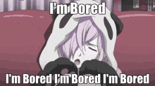 Bored Im Bored GIF - Bored Im Bored Panda Anime GIFs