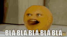 Laranjinha Laranjairritante Blablabla Irritante GIF - Annoying Orange Orange Bla Bla Bla GIFs