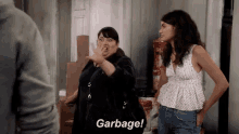 Trash GIF - Carla Jimenez The Mick Garbage GIFs
