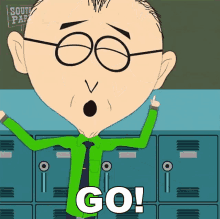 Go Go Go Mr Mackey GIF - Go Go Go Mr Mackey South Park GIFs