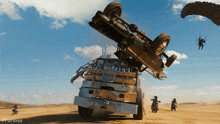 Car Flip Furiosa A Mad Max Saga GIF
