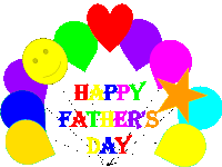 Happy Fathers Day Greeting Sticker - Happy Fathers Day Greeting Balloons Stickers