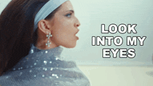 Look Into My Eyes Mae Muller GIF - Look Into My Eyes Mae Muller I Wrote A Song Song GIFs